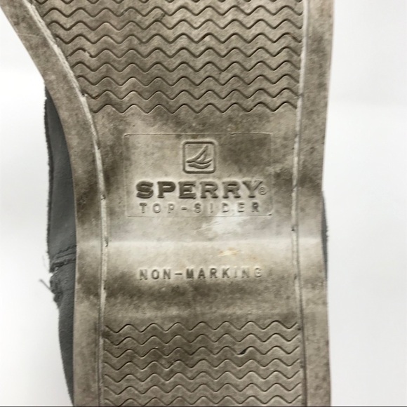 Sperry Starpoint Gray Leather Lace Boots 5.5 - Picture 7 of 8